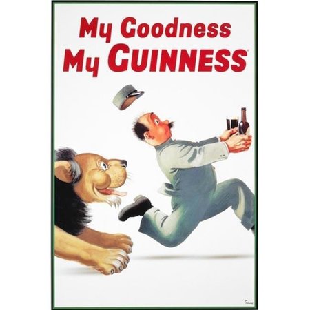 POSTER IMPORT Poster Import XPE160222 My Goodness My Guinness Vintage Ad Poster Print; 24 x 36 XPE160222